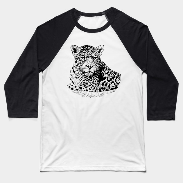 Jaguar Baseball T-Shirt by Guardi